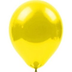 Baskısız Metalik Balon Sarı 100'lü