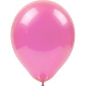 Baskısız Metalik Balon Pembe 100'lü