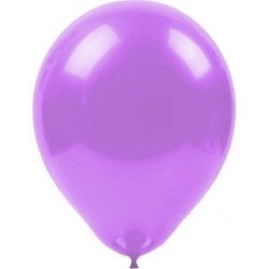 Baskısız Metalik Balon Lila 100'lü