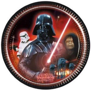 Star Wars 8li Tabak 23cm Doğum Günü Parti Tabağı