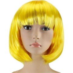 Sarı Bayan Küt Peruk Saç