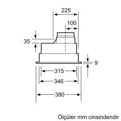 Siemens LB75565 Gömme Aspiratör