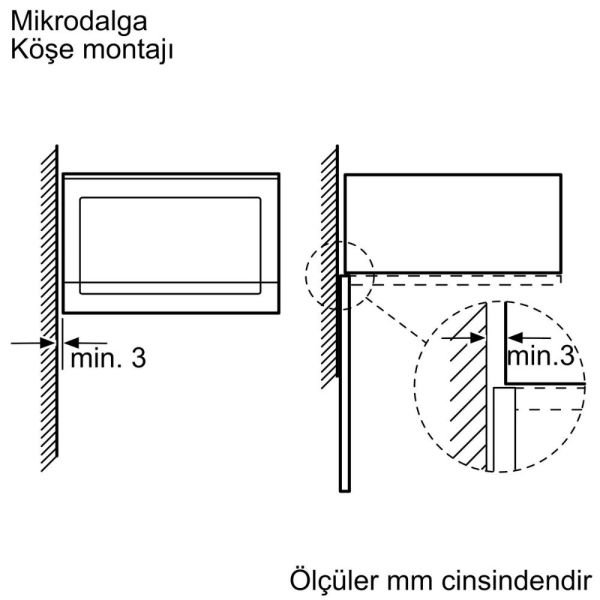 Siemens BF525LMW0 iQ500 Ankastre Mikrodalga