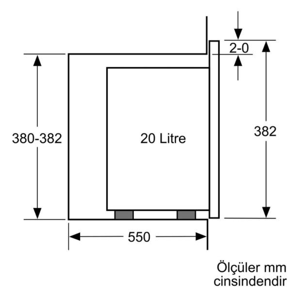 Siemens BF525LMW0 iQ500 Ankastre Mikrodalga