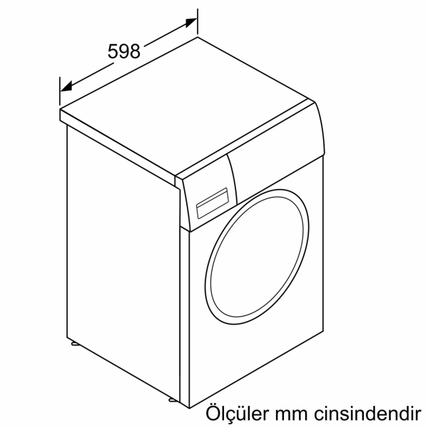 Siemens WG52A2X0TR 10 KG 1200 Devir Çamaşır Makinesi