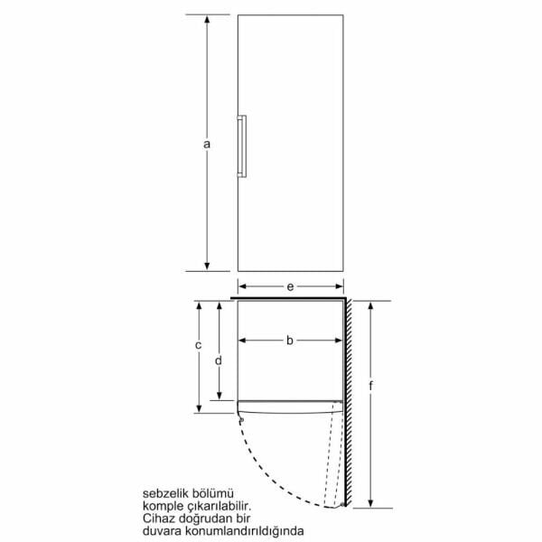 Siemens GS24VVWE0N iQ300 Solo Derin Dondurucu