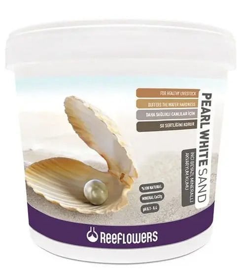 Reeflowers Pearl White Kalsiyum Karbonatlı Kumu 1kg (0,5-1mm)