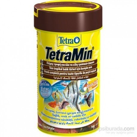 Tetramin Flakes Pul Balık Yemi 100 Ml orjinal kutu