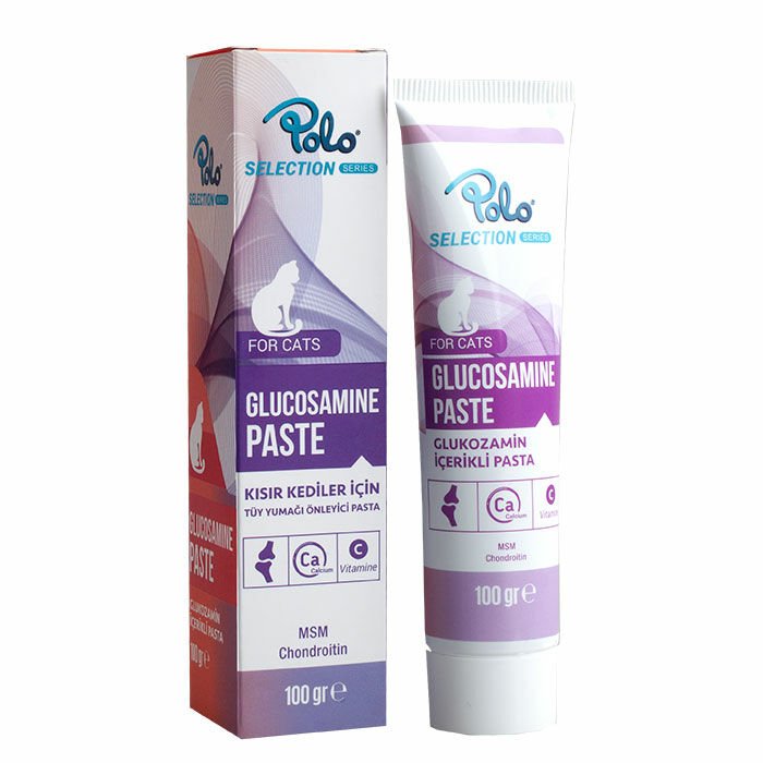 Polo Glucosamine Paste Eklem Sağlığı ve Tüy Yumağı Önleyici Kedi Macunu 100 Gr