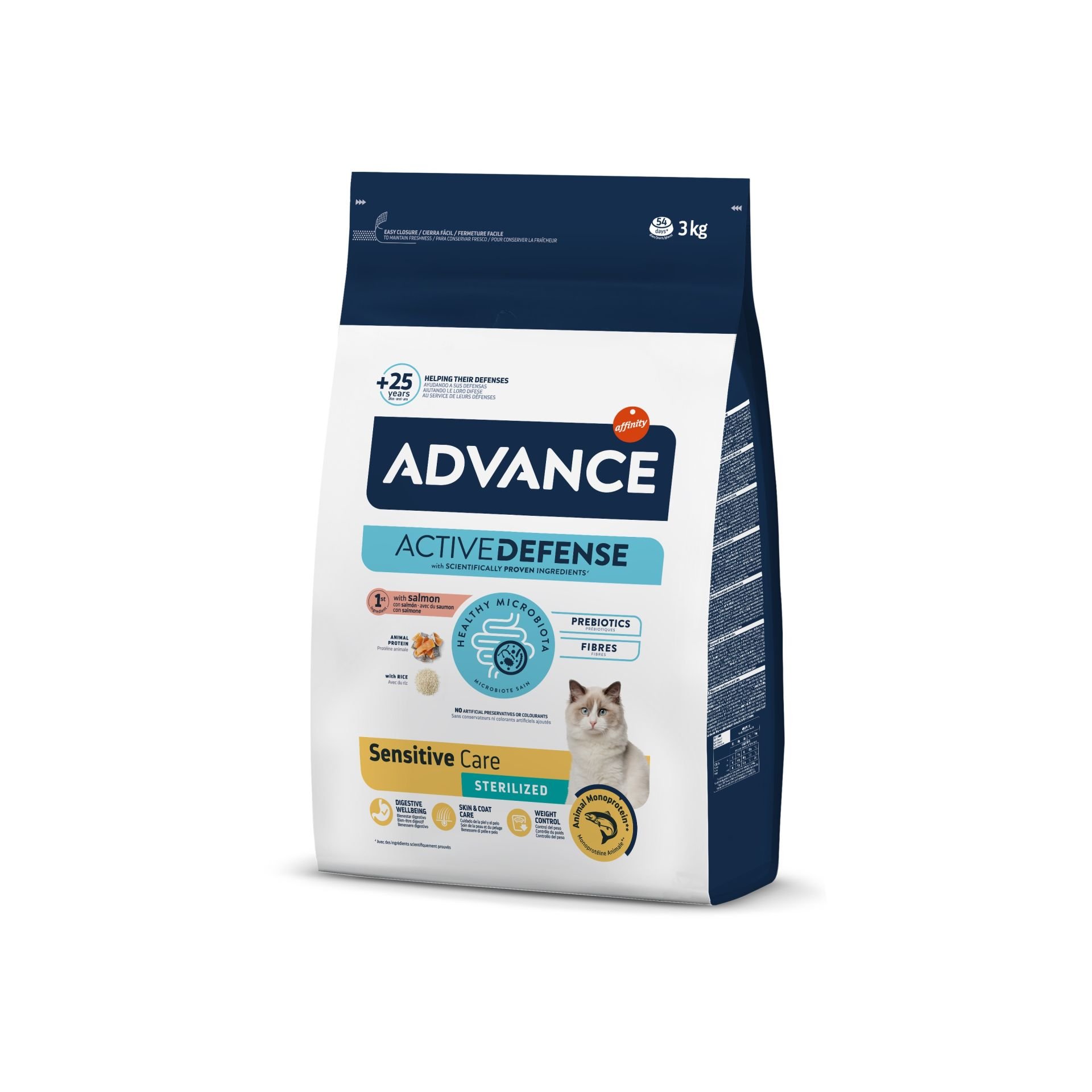 Advance Sensitive Kısırlaştırılmış Somonlu Kedi Maması 3 Kg