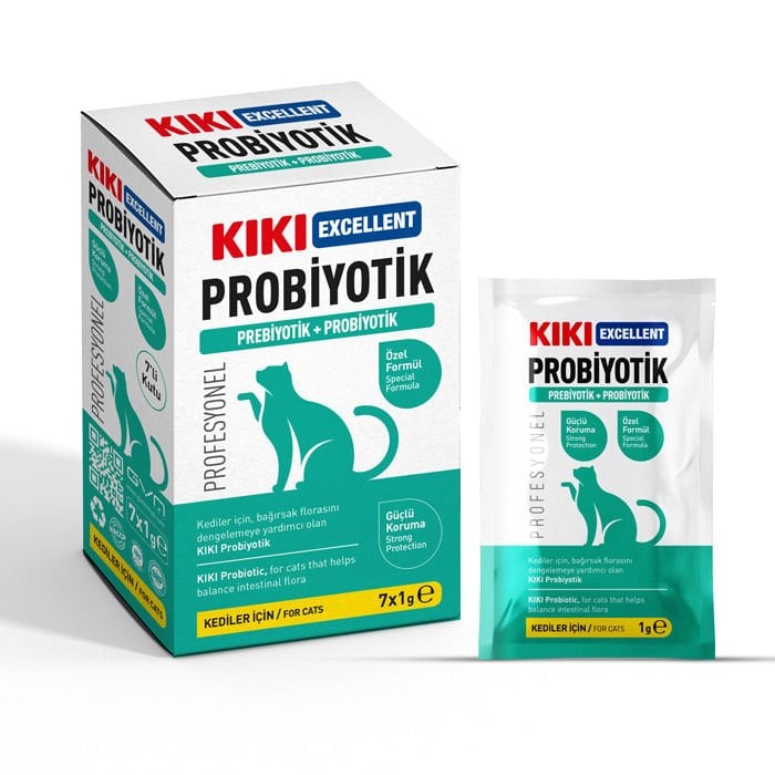KIKI Kedi Probiyotik+Prebiyotik Saşe 1gr7Adet