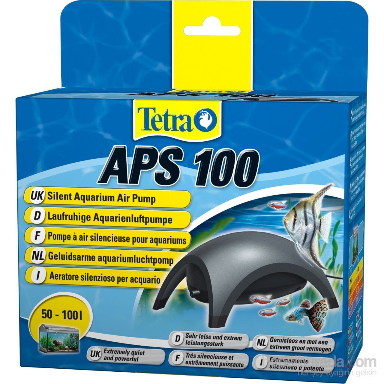 Tetra Aps 100 Siyah Hava Motoru Tek Çıkış