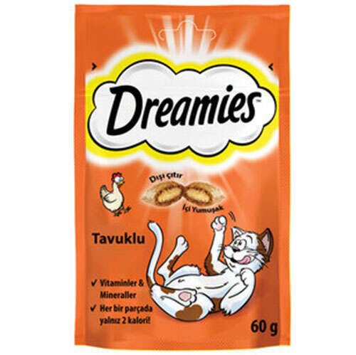 Dreamies tavuklu Kedi Ödülü 60 Gram