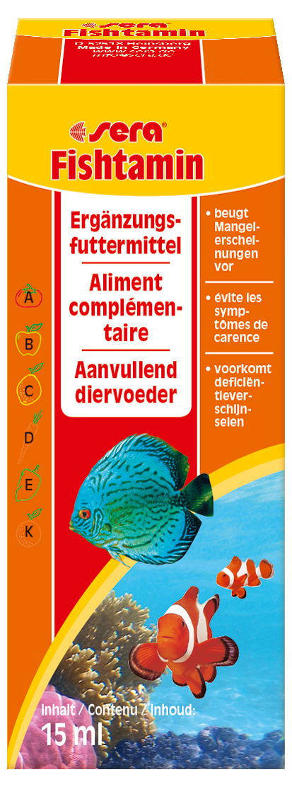 Sera Fishtamin Balık Vitamini 15 ml