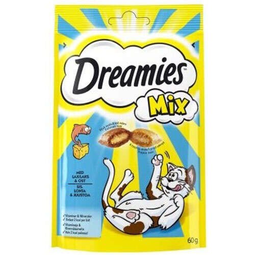 Dreamies Mix Somonlu Ve Peynirli Kedi Ödülü 60 gr