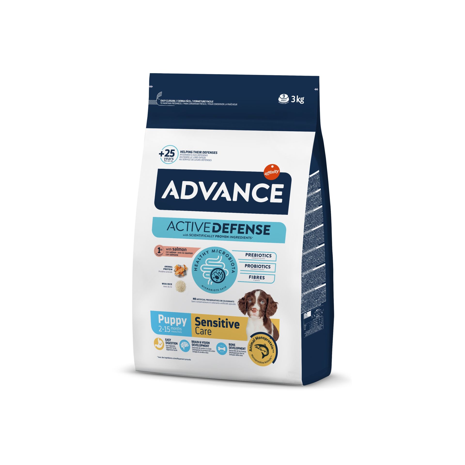 Advance Puppy Sensitive Somonlu Yavru Köpek Maması 3 Kg