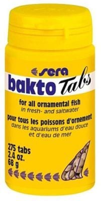Sera Bakto Tabs tablet balık yemi 100ml / 275 adet