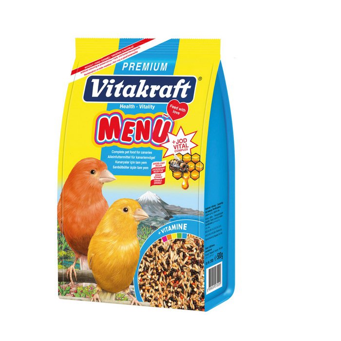 Vitakraft 500 Gram Kanarya Menu Premium+Jodvital