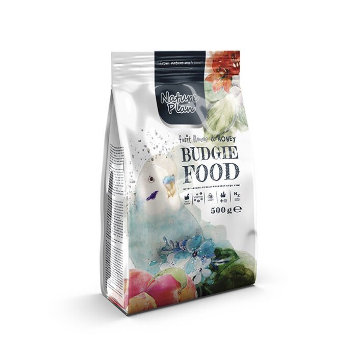 Nature plan Meyve Aromalı+ Ballı Muhabbet Yemi 500 Gram