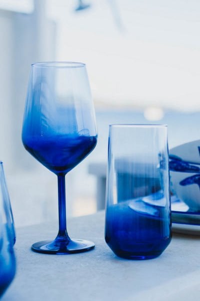 New Iconic 4'lü Meşrubat Bardağı Seti Mavi 470 cc