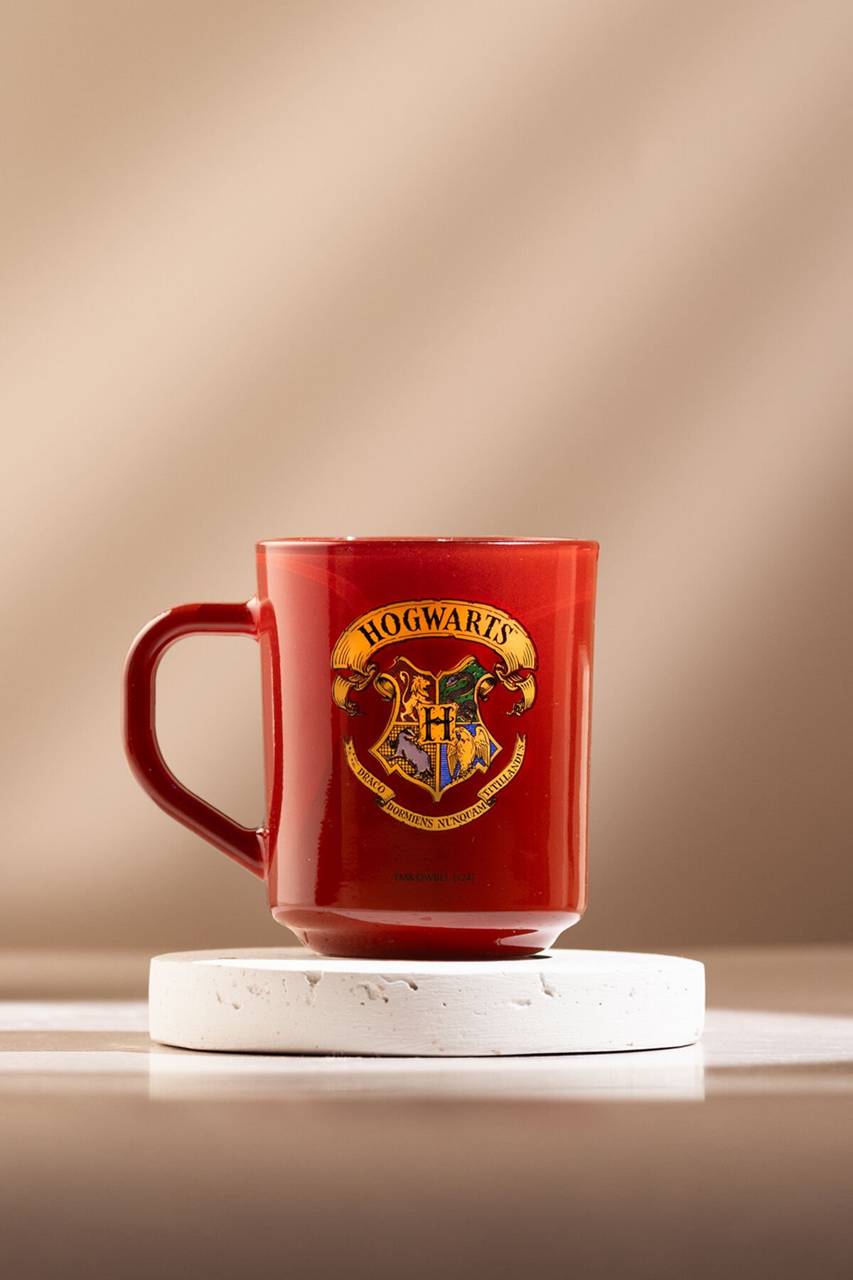 Hogwarts Sarı Amblem Kupa Kırmızı 246 cc