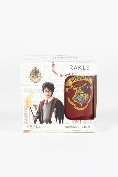 Hogwarts Sarı Amblem Kupa Kırmızı 246 cc