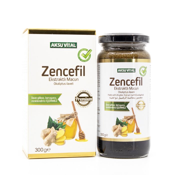Aksu Vital Okaliptus İlaveli Zencefil Ekstraktlı Macun 300 gr