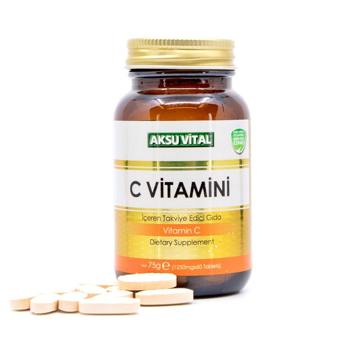 Aksu Vital C Vitamini 60 Tablet 1250 mg