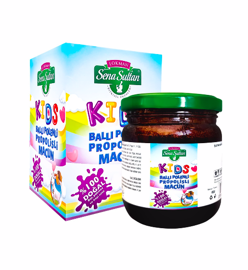 Sena Sultan Glikozsuz Ballı Polenli Propolisli Kids Macun 235 gr