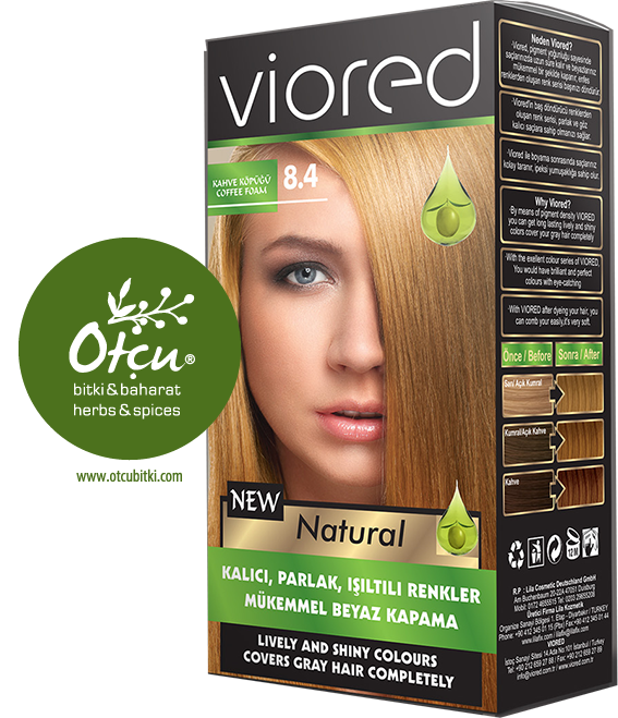 Viored Deluxe Saç Boyası 8.4 Kahve Köpüğü Lila Cosmetics