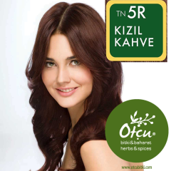 Natural Colors 5R Kızıl Kahve Organik Saç Boyası