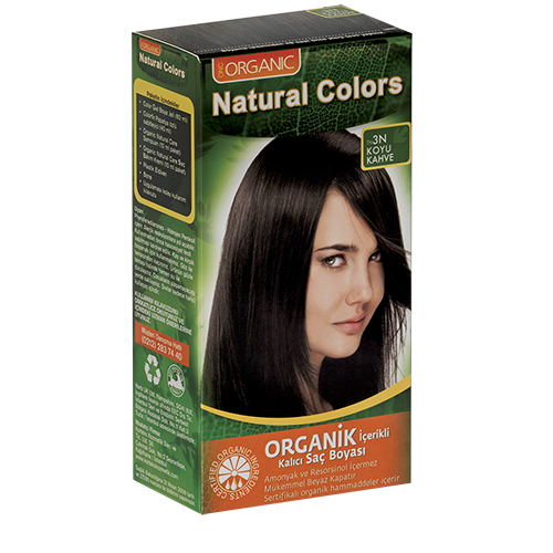 Natural Colors 3N Koyu Kahve Organik Saç Boyası