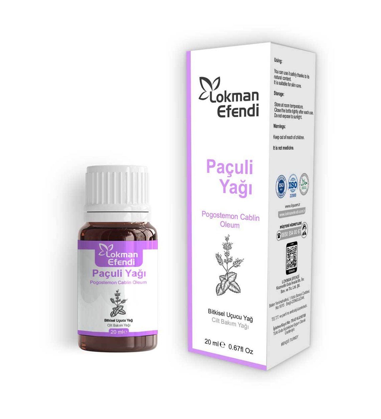 Lokman Efendi Paçuli Yağı 20 ml