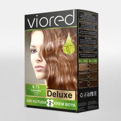 Viored Deluxe Saç Boyası 8.73 Karamel