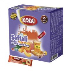 Koza Şeftali Aromalı İçecek Tozu 50 Paket