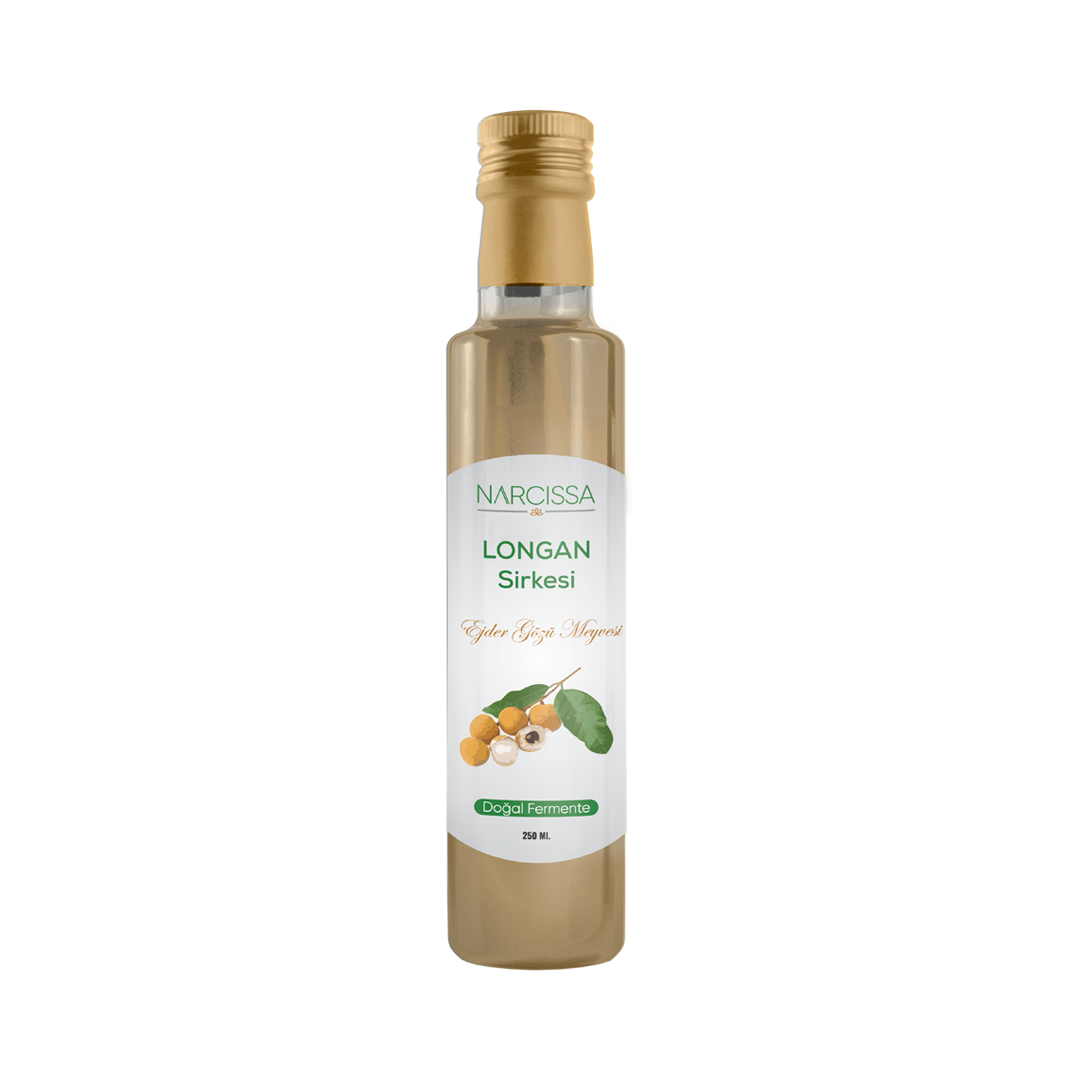 Narcissa Ödem Atmaya Yardımcı Doğal Longan Meyvesi Detox Sirkesi 250 ml