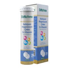 Shiffa Home Kalsiyum Magnezyum Çinko D3 Vitaminli 20 Tablet