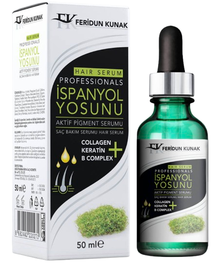 Feridun Kunak İspanyol Yosunu Saç Bakım Serumu 50 ml