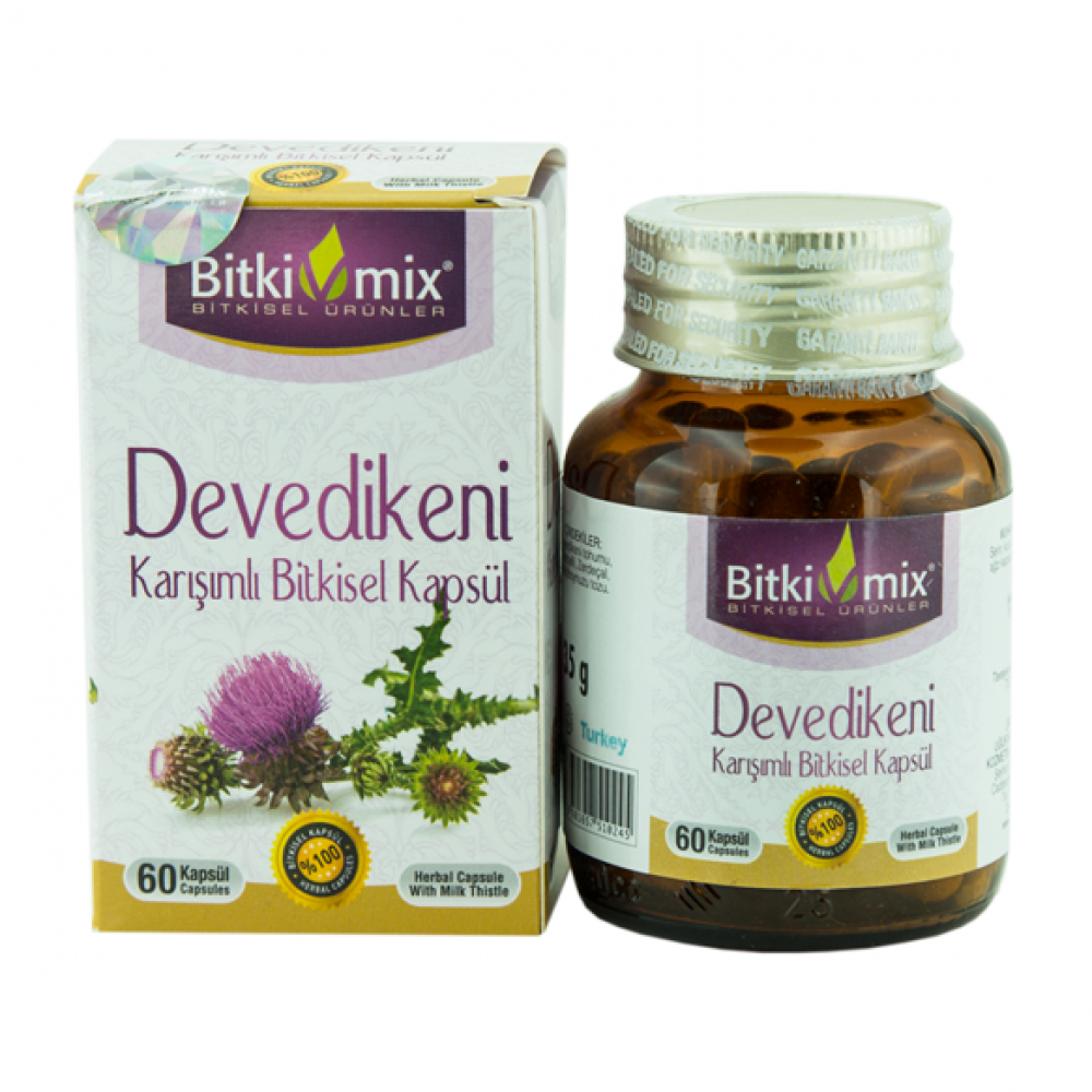 Bitkimix Devedikeni Karışımlı Bitkisel 60 Kapsül