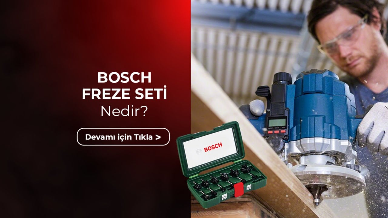 Bosch Freze Seti