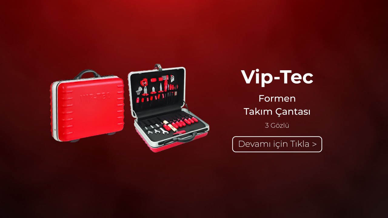 Vip-Tec 130 Parça Takım Çantası (Usta Çantası)