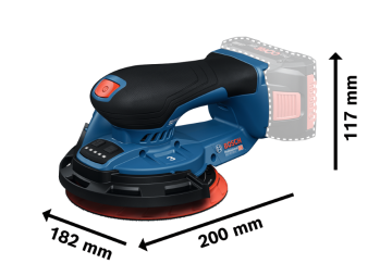 Bosch Gex 18V-150-3 Akülü Eksantrik Zımpara (Solo Model) - 0601372904