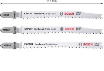 Bosch Dekupaj Testere Bıçağı Expert ExCleanHardW Set (3 Parça) - 2608900549
