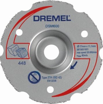 Dremel DSM20 İçin Çok Amaçlı Karpit Bitişik Kesme Diski (DSM600) - 2615S600JB