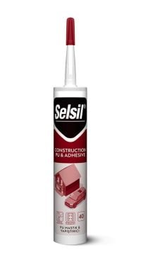 Selsil Poliüretan PU Mastik 40 SHA 280 ml Gri