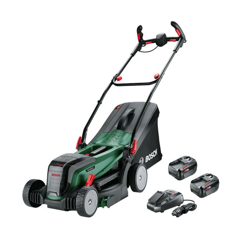 Bosch Akülü Çim Biçme Makinesi UniversalRotak 2x18V-37-550 (2 x 4,0 Ah Akü) - 06008B9E00