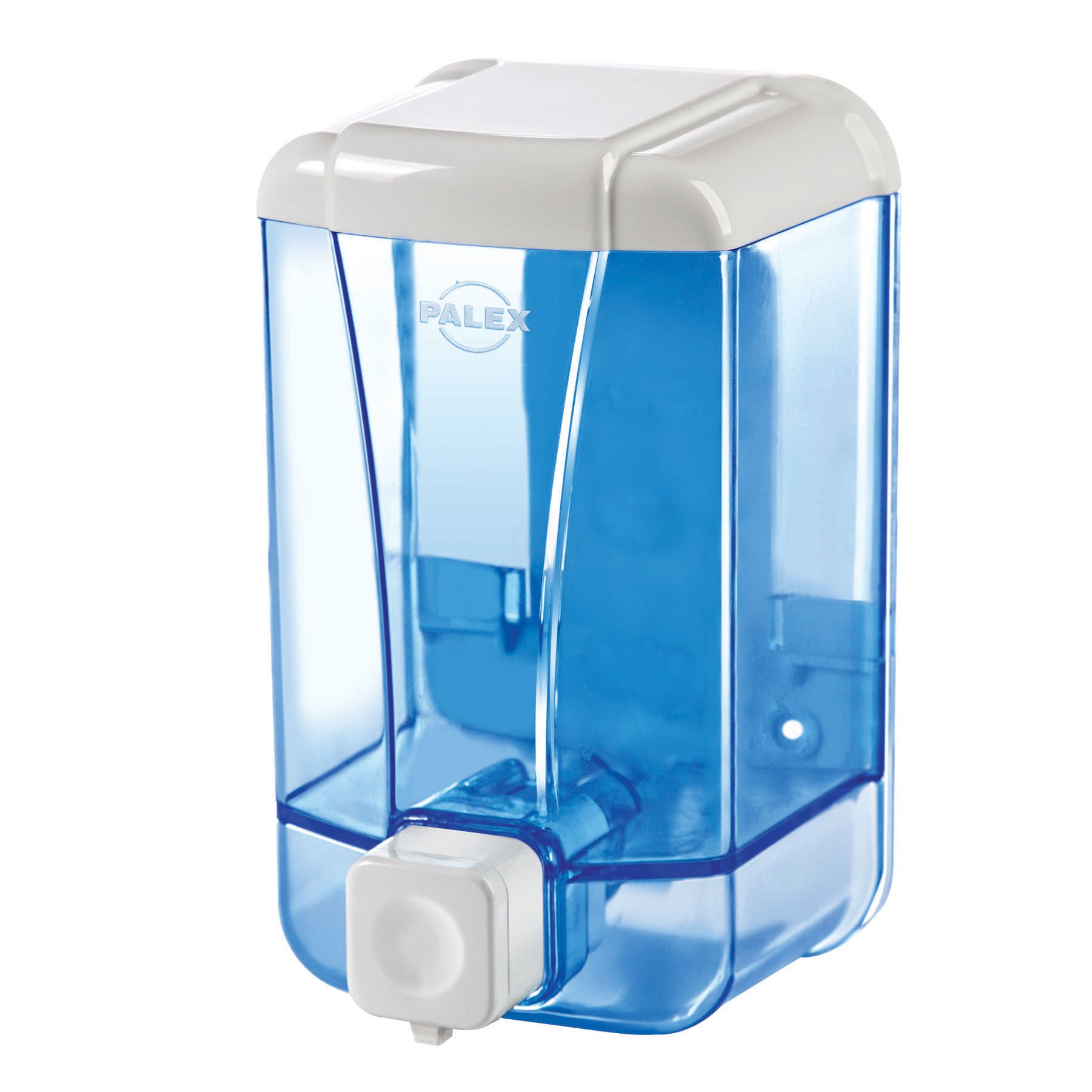 Palex Sıvı Sabun Dispenseri 1000 CC Şeffaf Mavi Transparan - 3430-1