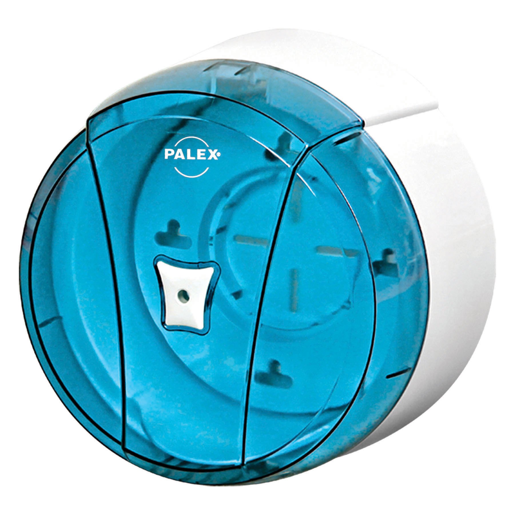 Palex Pratik Tuvalet Kağıdı Dispenseri Şeffaf Mavi - 3440-1