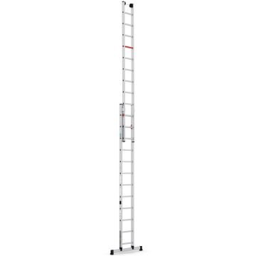 Çağsan Smart Level İki Parçalı Sürgülü Alüminyum Merdiven 2x12 Basamaklı - PRO_2x12