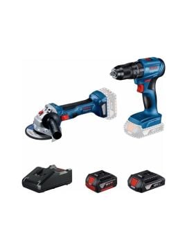 Bosch Gws 180-LI + Gsb 185-LI 18V Akülü Vidalama 2+4 Ah Çift Akü Set